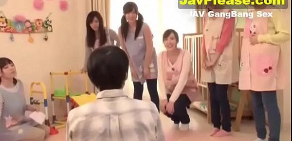  Sex with six Japanese teen girls